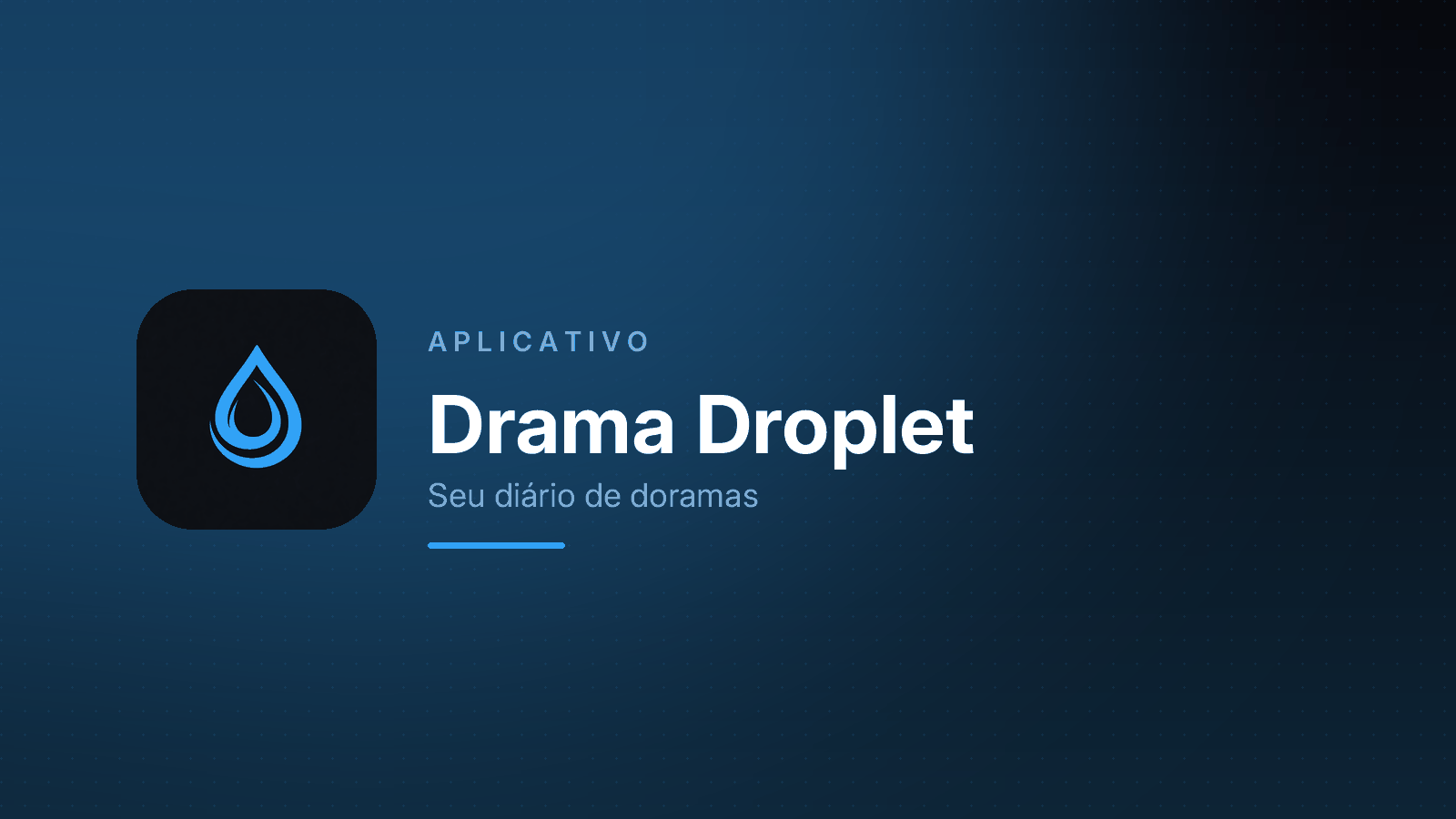 Marca do Drama Droplet: Seu diário de doramas
